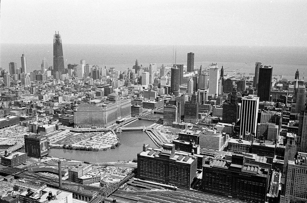 Aerial view of downtown Chicago - Jack Dykinga for Chicago Sun-Times