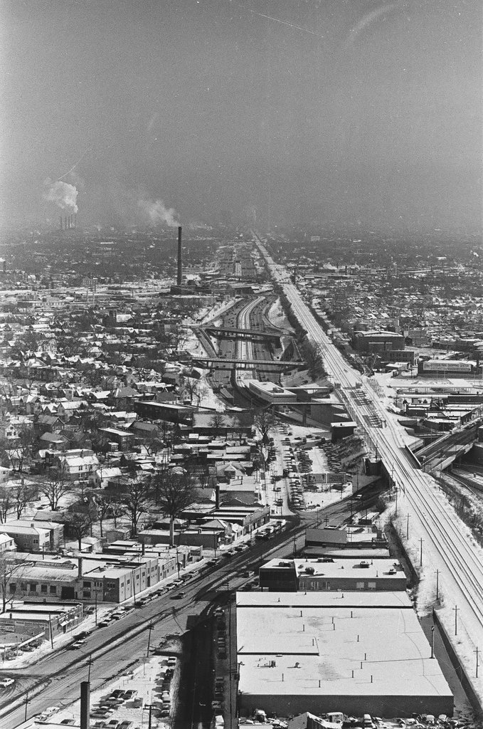 Aerial view of Wesley Memorial Hospital - Chicago Sun-Times