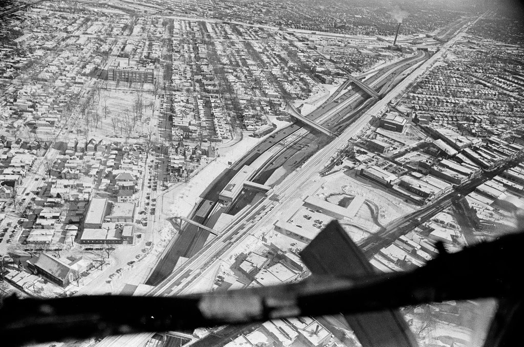 Aerial view of Wesley Memorial Hospital - Chicago Sun-Times