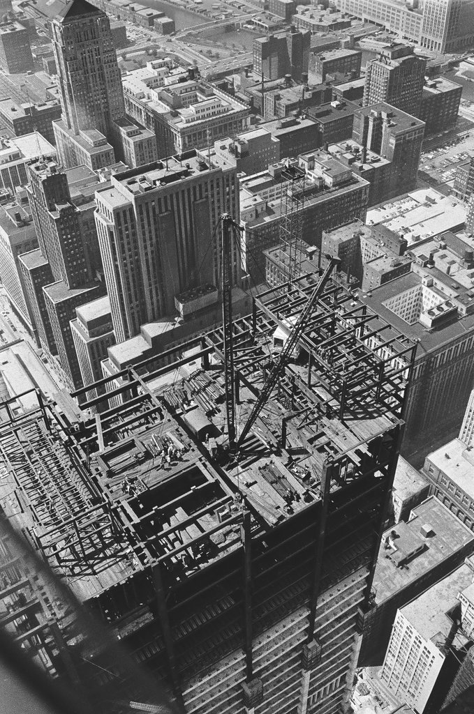 Aerial views of First National Bank building - Bob Kotalik for Chicago Sun-Times