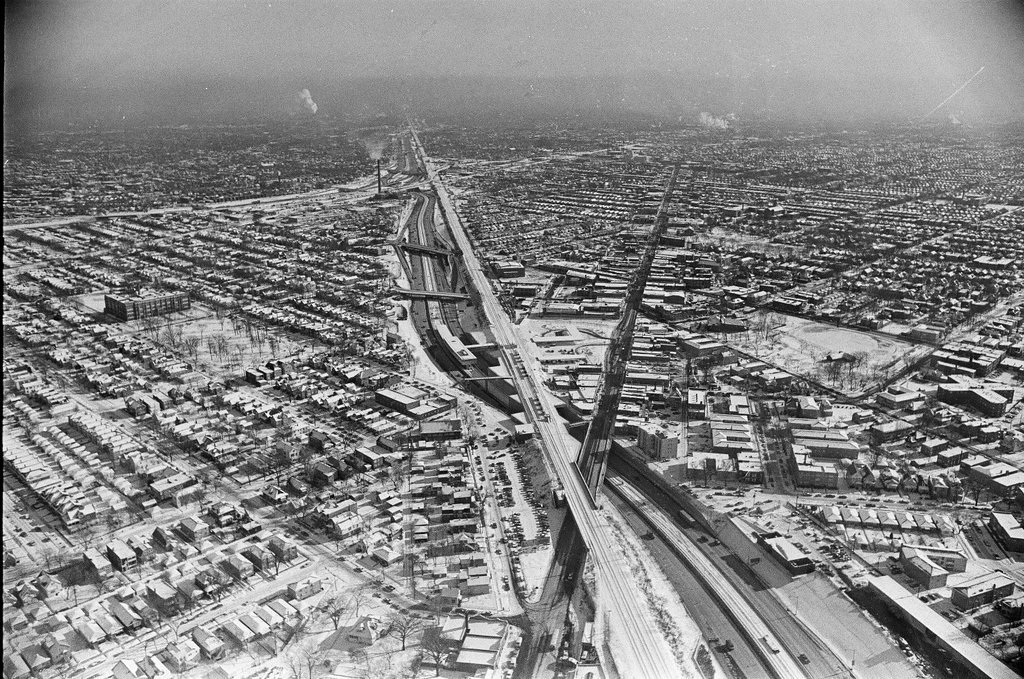 Aerial view of Wesley Memorial Hospital - Chicago Sun-Times