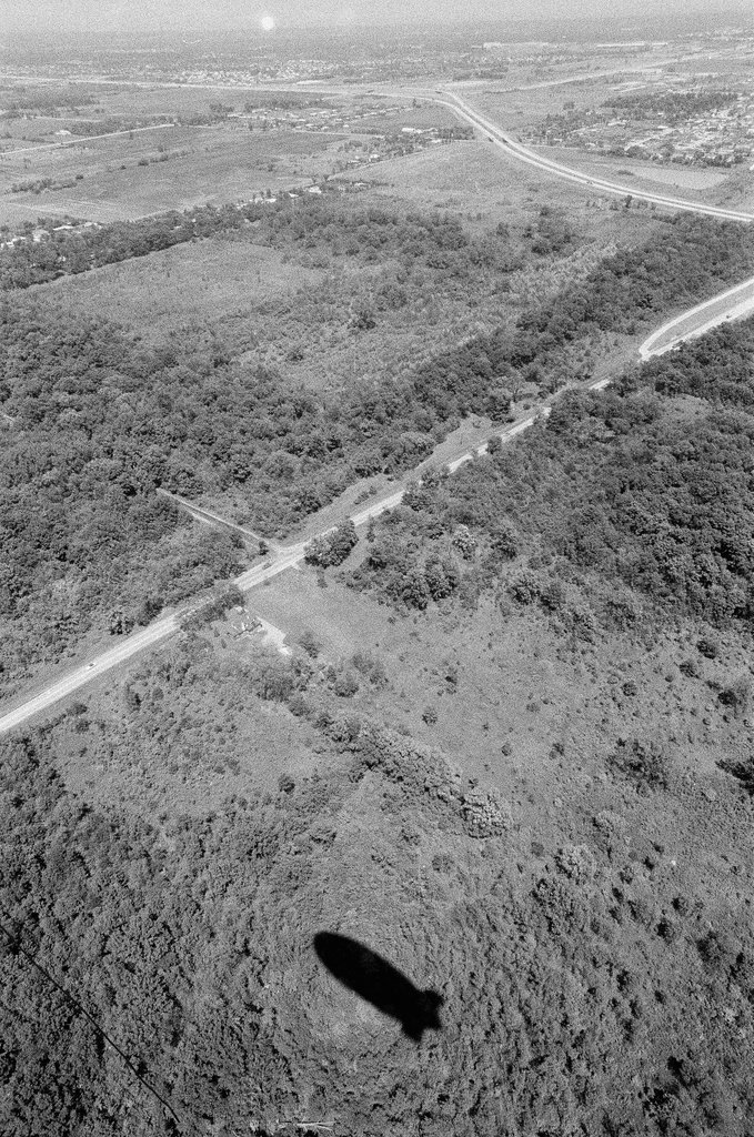 Aerial views north of Chicago from blimp - Duane Hall for Chicago Sun-Times