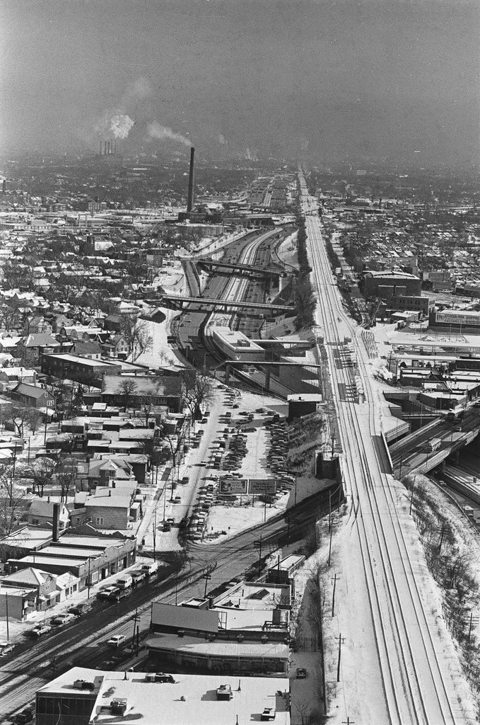 Aerial view of Wesley Memorial Hospital - Chicago Sun-Times