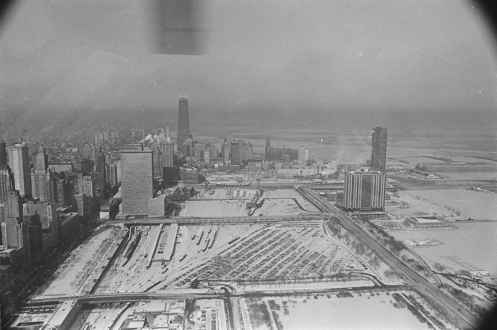 Aerial view of Wesley Memorial Hospital - Chicago Sun-Times