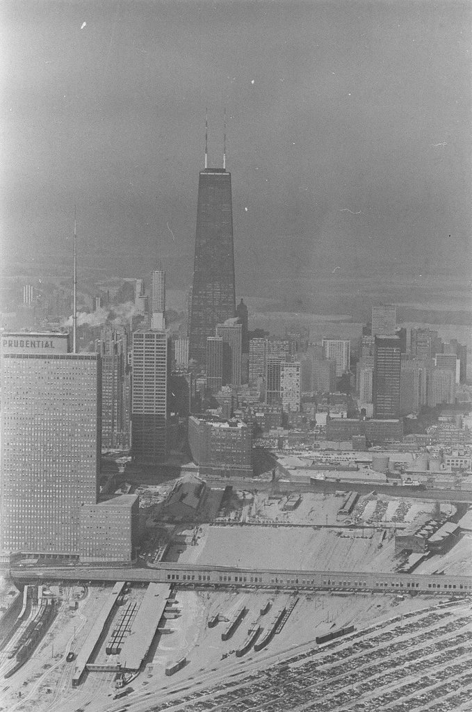 Aerial view of Wesley Memorial Hospital - Chicago Sun-Times