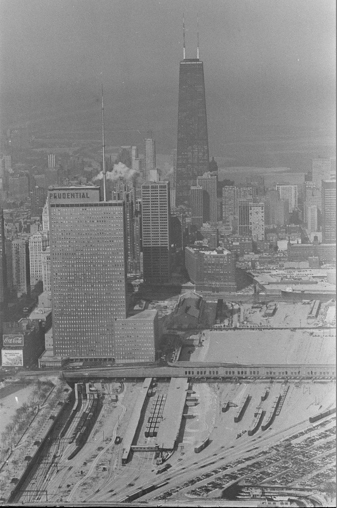 Aerial view of Wesley Memorial Hospital - Chicago Sun-Times