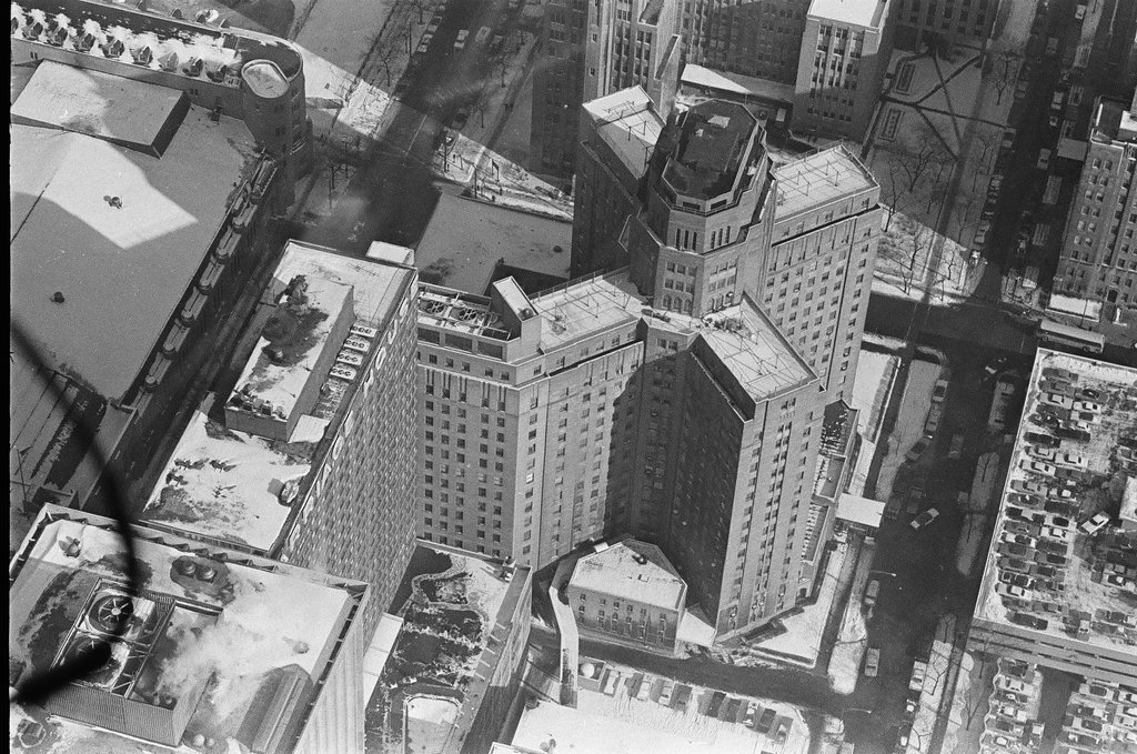Aerial view of Wesley Memorial Hospital - Chicago Sun-Times