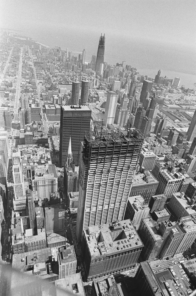 Aerial views of First National Bank building - Bob Kotalik for Chicago Sun-Times