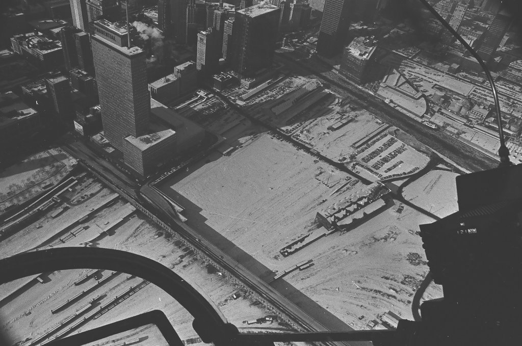 Aerial view of Wesley Memorial Hospital - Chicago Sun-Times