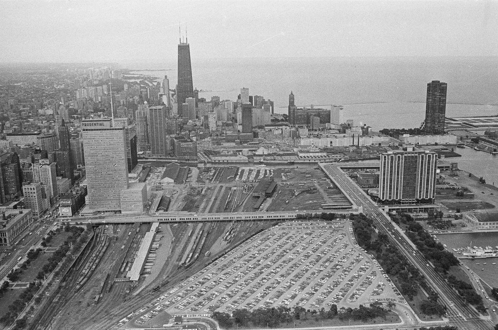 Aerial views of Prudential Building - Bob Kotalik for Chicago Sun-Times