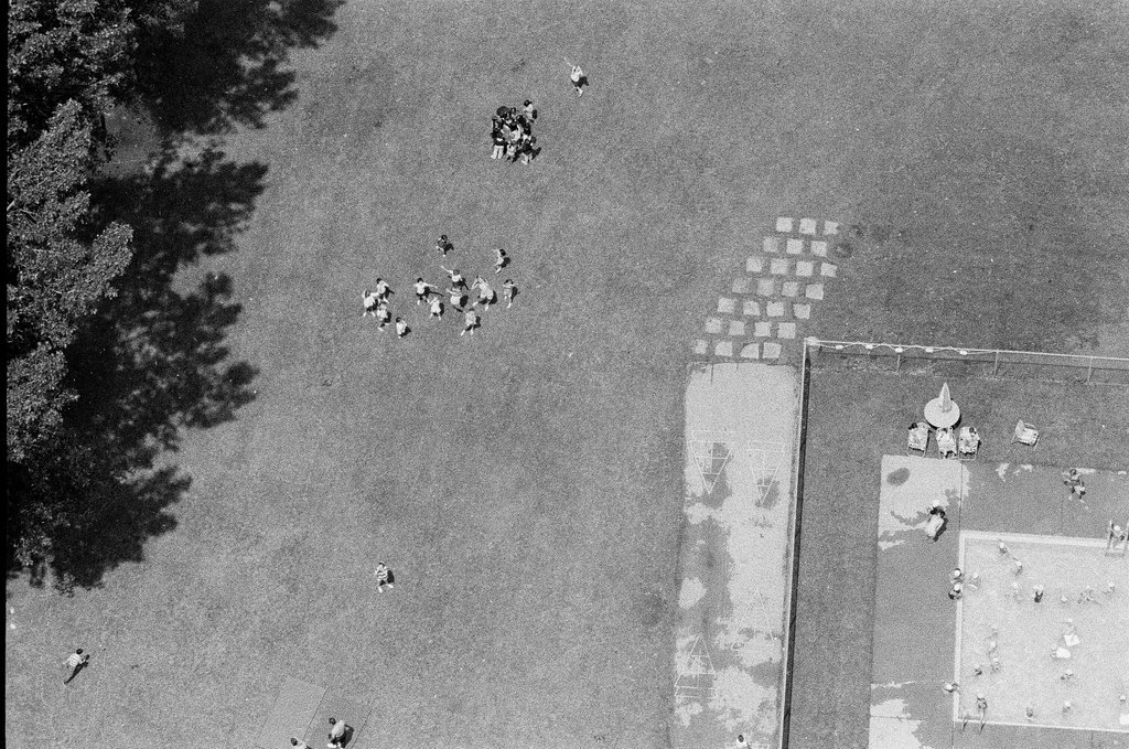 Aerial views north of Chicago from blimp - Duane Hall for Chicago Sun-Times