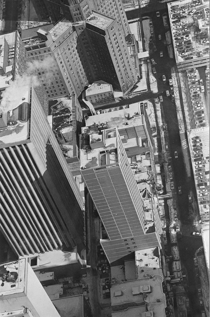 Aerial view of Wesley Memorial Hospital - Chicago Sun-Times