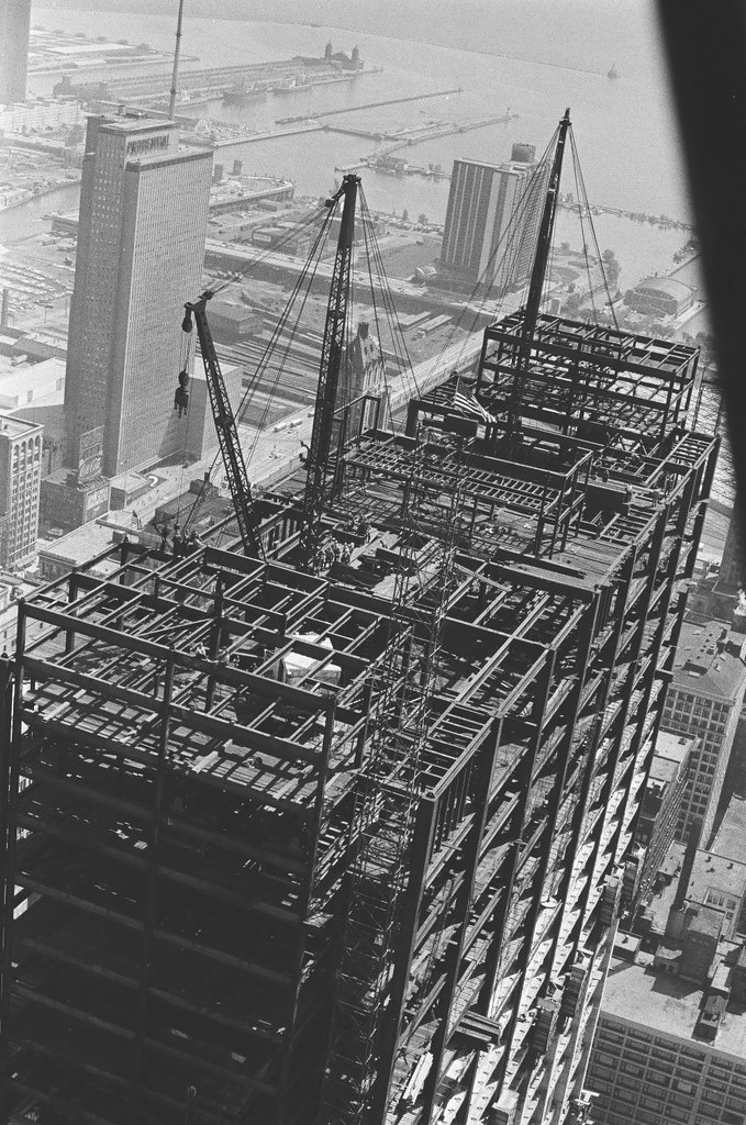 Aerial views of First National Bank building - Bob Kotalik for Chicago Sun-Times