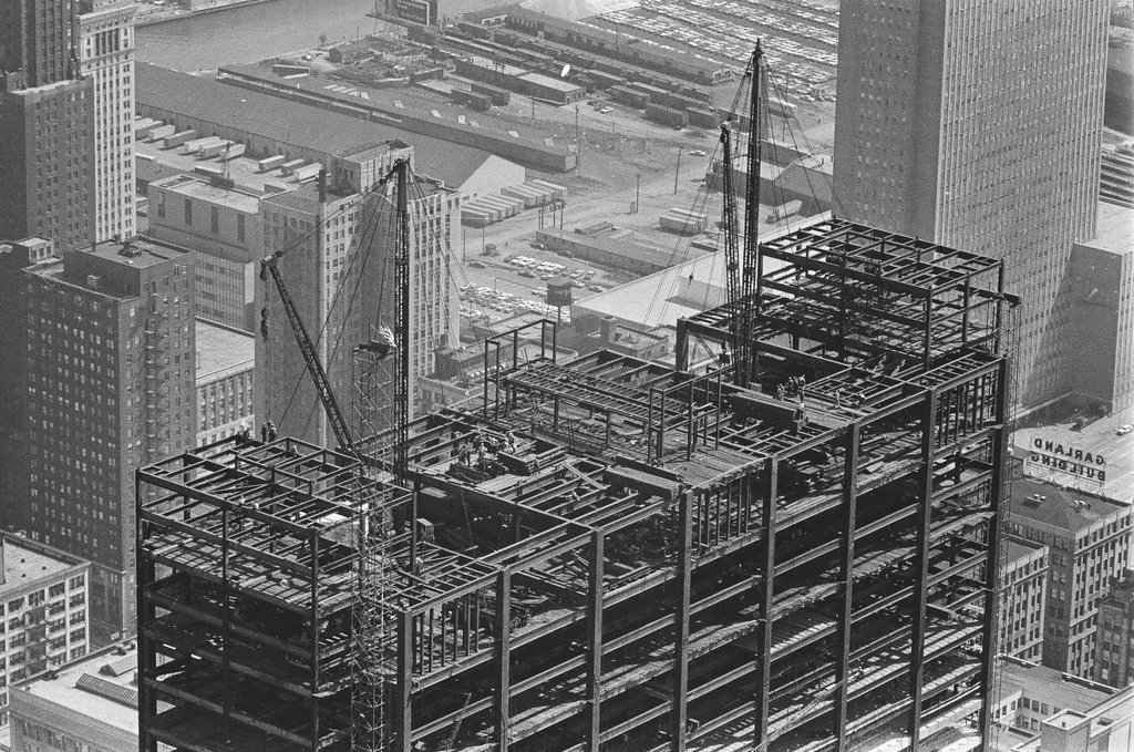 Aerial views of First National Bank building - Bob Kotalik for Chicago Sun-Times