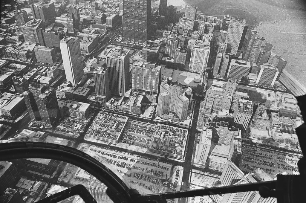 Aerial view of Wesley Memorial Hospital - Chicago Sun-Times