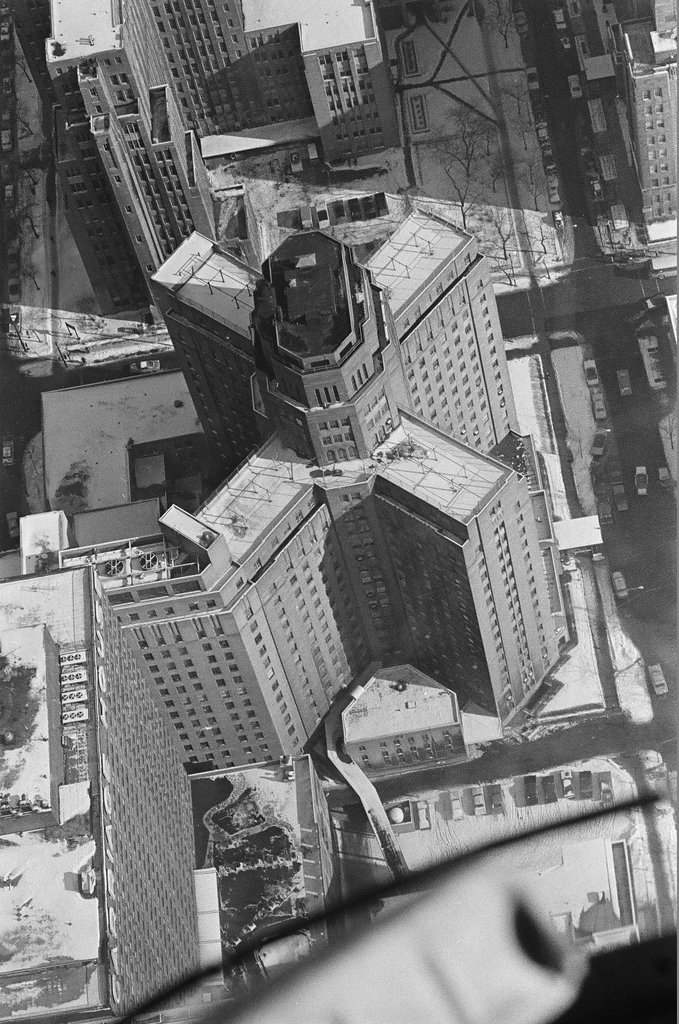Aerial view of Wesley Memorial Hospital - Chicago Sun-Times