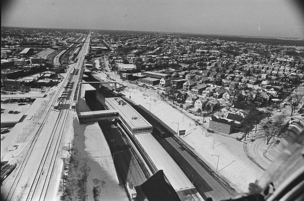 Aerial view of Wesley Memorial Hospital - Chicago Sun-Times