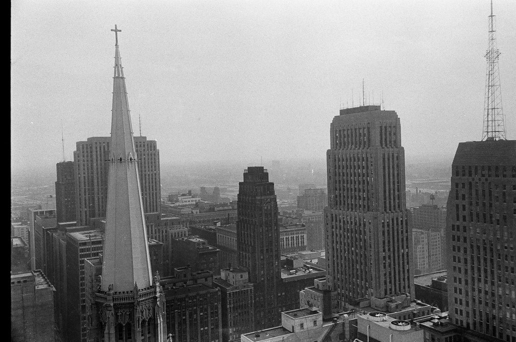 View of Loop buildings from Civic Center - Elliott Robinson for Chicago Sun-Times
