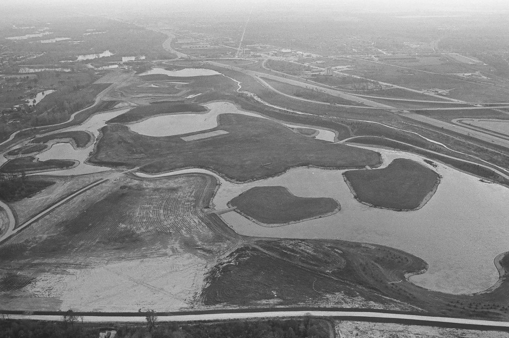 Chicago Botanic Gardens under construction - Gene Pesek for Chicago Sun-Times