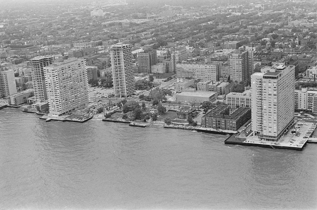 Aerial views of Meigs Field, Burnham Harbor, and high rises - John Jaqua for Chicago Sun-Times