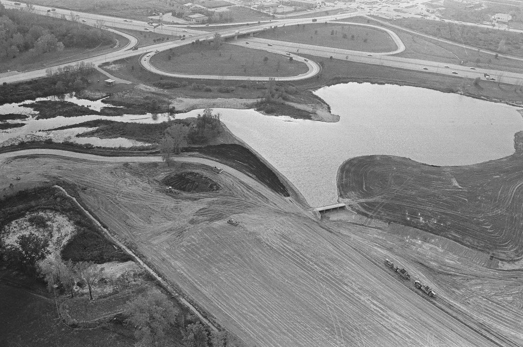 Chicago Botanic Gardens under construction - Gene Pesek for Chicago Sun-Times