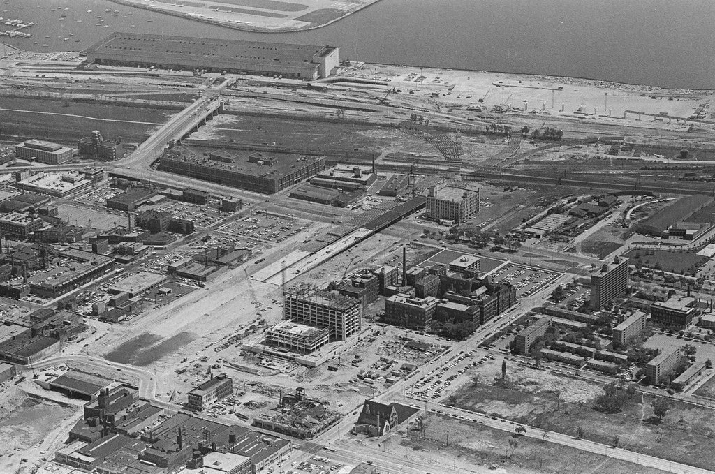 Aerial Views of the new Stevenson Expressway interchange under construction - John Jaqua for Chicago Sun-Times