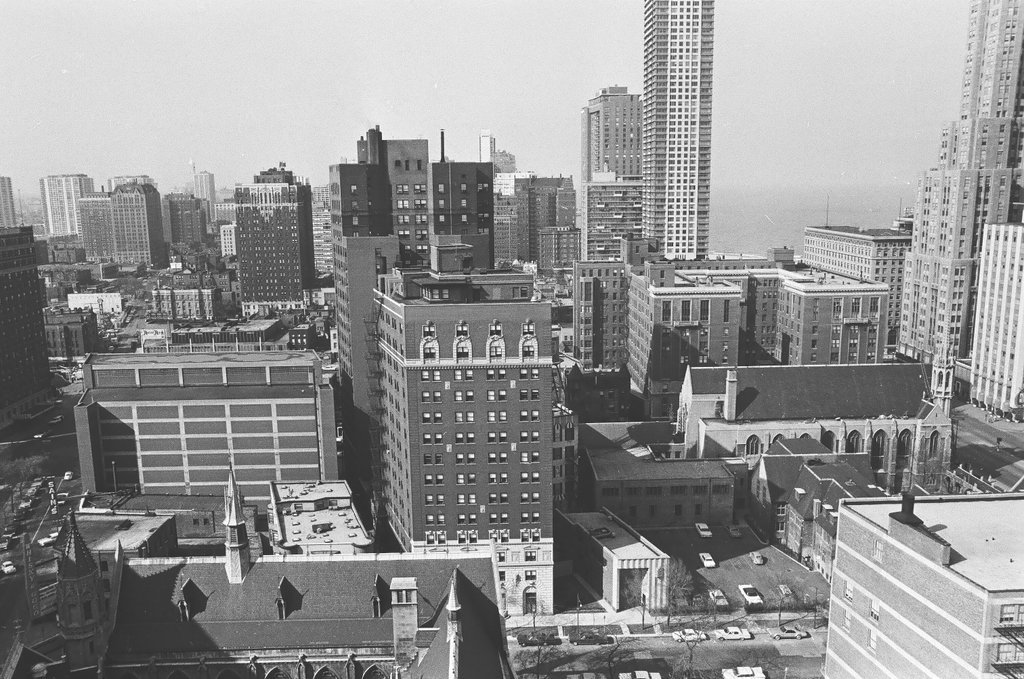 Aerial views of Loyola University downtown campus - Bob Langer for Chicago Sun-Times
