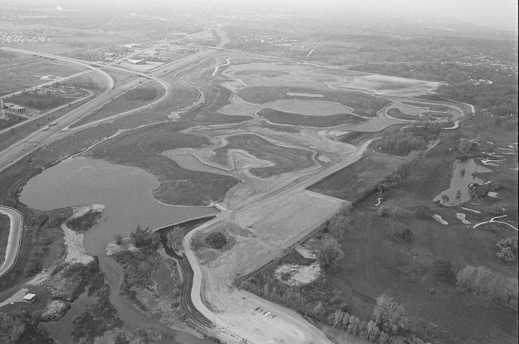 Chicago Botanic Gardens under construction - Gene Pesek for Chicago Sun-Times