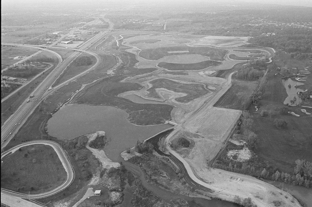 Chicago Botanic Gardens under construction - Gene Pesek for Chicago Sun-Times