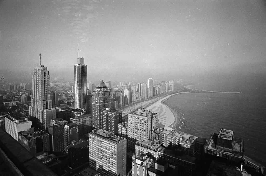 Views of Gold Coast from skyscraper - Howard Lyon for Chicago Sun-Times