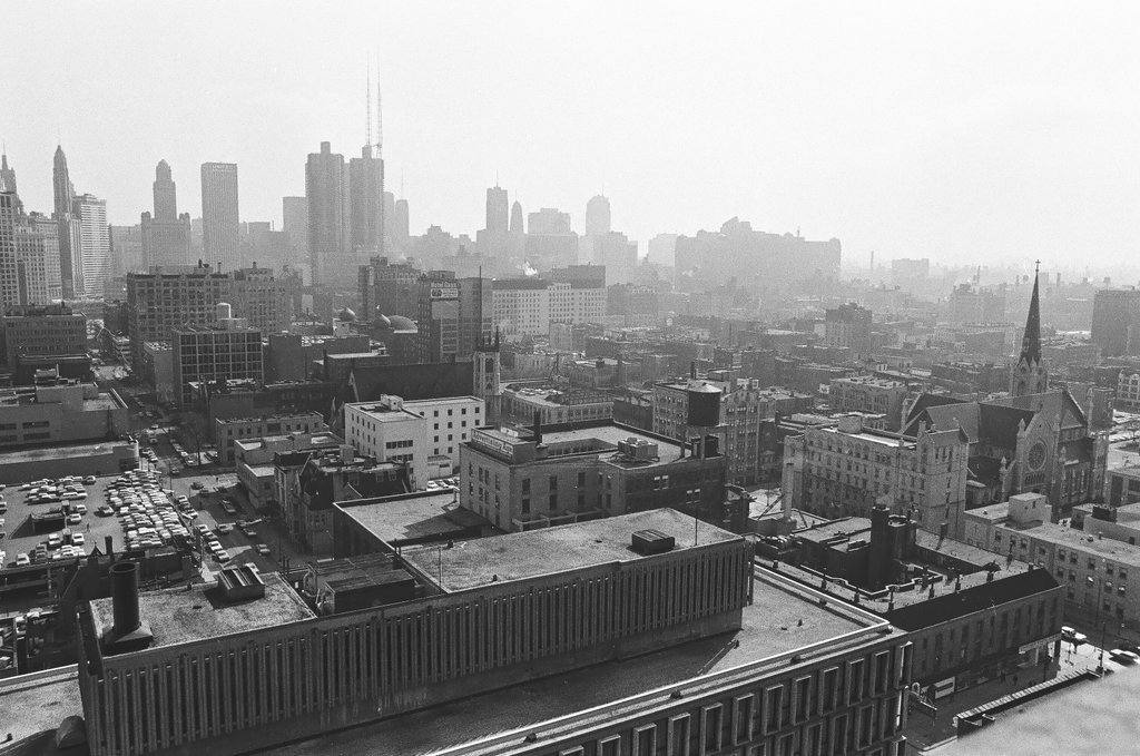Aerial views of Loyola University downtown campus - Bob Langer for Chicago Sun-Times
