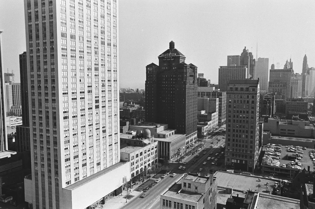 Aerial views of Loyola University downtown campus - Bob Langer for Chicago Sun-Times