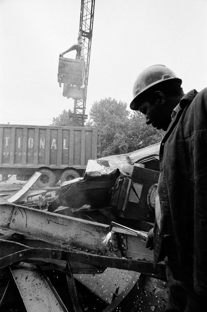 Demolition of Mickelberry Sausage Packing plant - Chicago Sun-Times