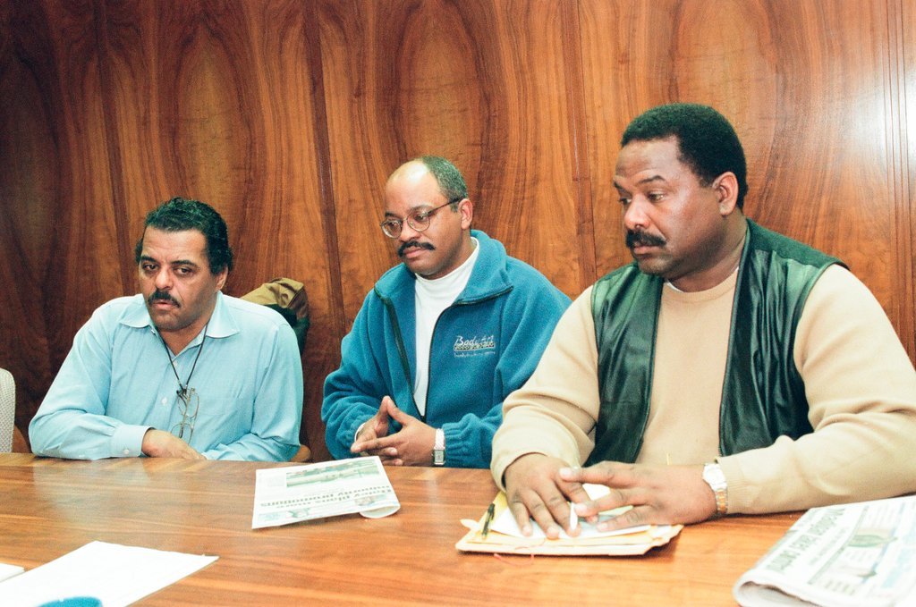 Black firefighters protest lack of racial diversity - Keith Hale for Chicago Sun-Times