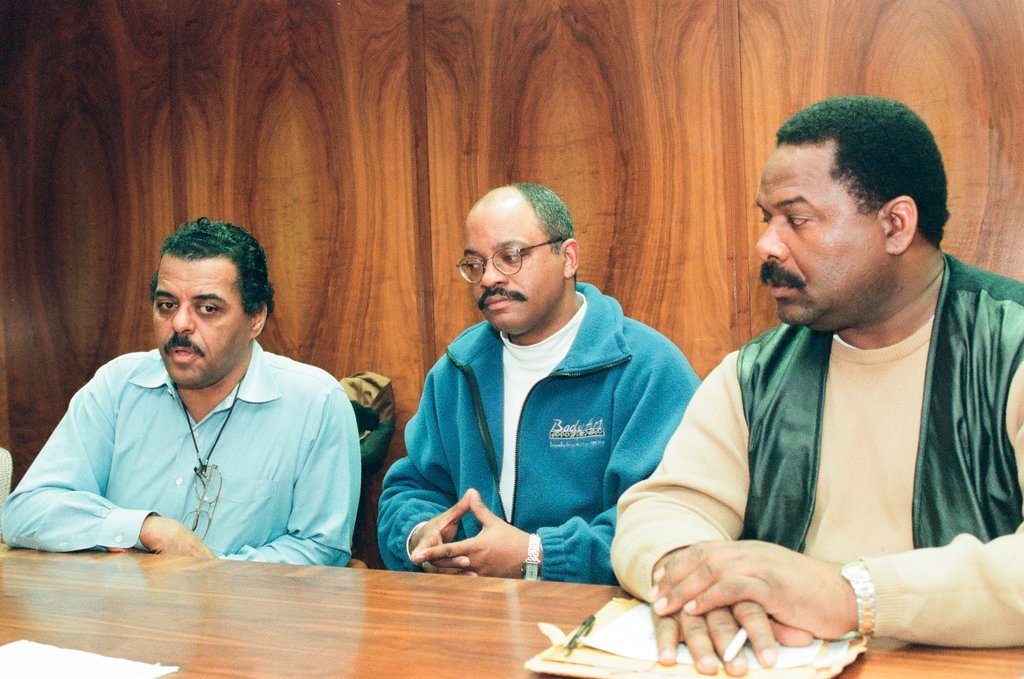 Black firefighters protest lack of racial diversity - Keith Hale for Chicago Sun-Times