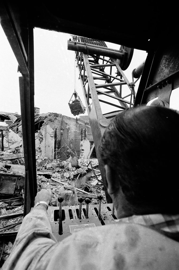 Demolition of Mickelberry Sausage Packing plant - Chicago Sun-Times