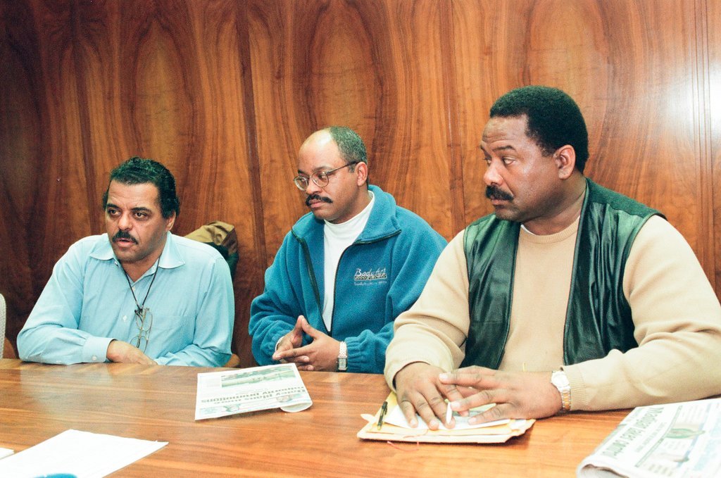 Black firefighters protest lack of racial diversity - Keith Hale for Chicago Sun-Times