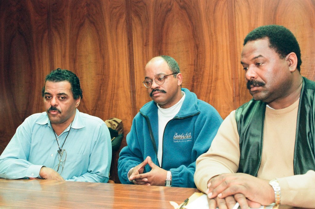 Black firefighters protest lack of racial diversity - Keith Hale for Chicago Sun-Times