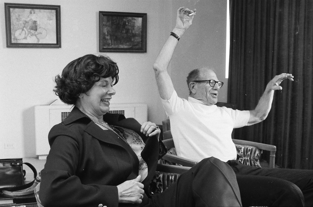 Chicago White Sox owners Bill and Mary Veeck - Perry C. Riddle for Chicago Sun-Times