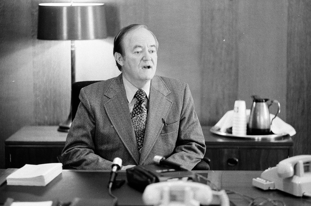 Hubert Humphrey - Perry C. Riddle for Chicago Sun-Times