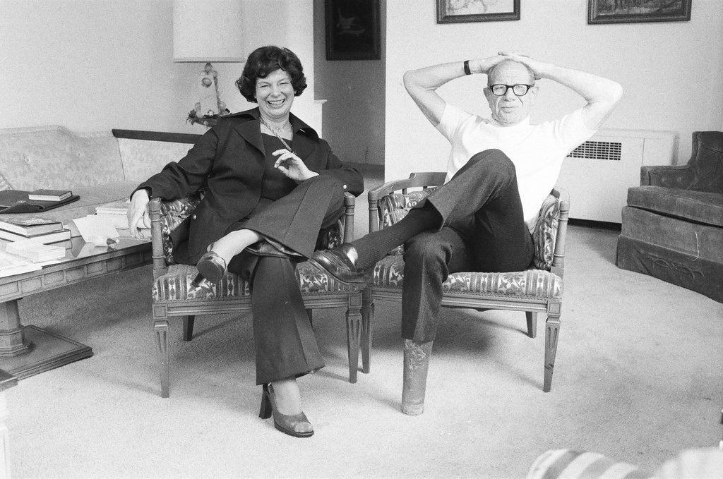 Chicago White Sox owners Bill and Mary Veeck - Perry C. Riddle for Chicago Sun-Times