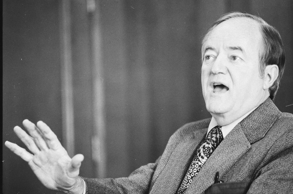 Hubert Humphrey - Perry C. Riddle for Chicago Sun-Times