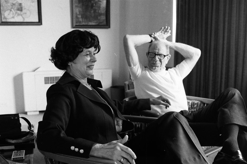Chicago White Sox owners Bill and Mary Veeck - Perry C. Riddle for Chicago Sun-Times