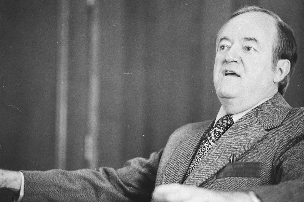 Hubert Humphrey - Perry C. Riddle for Chicago Sun-Times