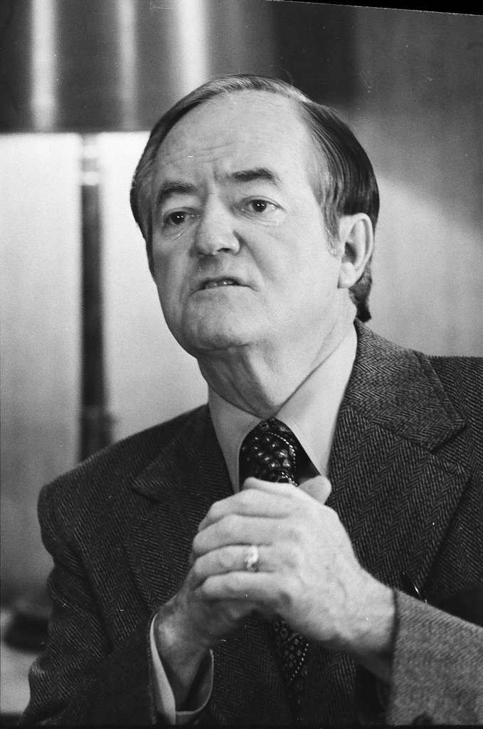 Hubert Humphrey - Perry C. Riddle for Chicago Sun-Times