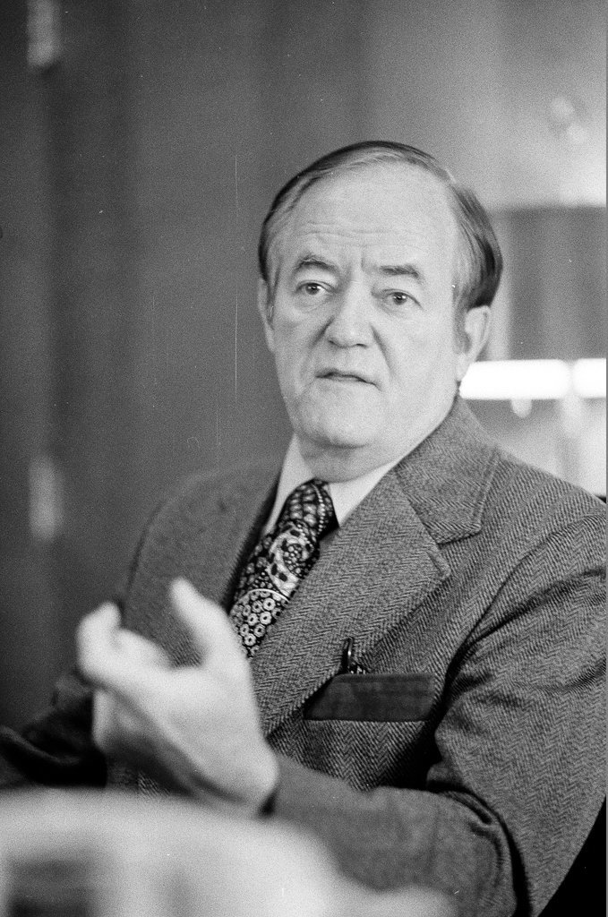 Hubert Humphrey - Perry C. Riddle for Chicago Sun-Times