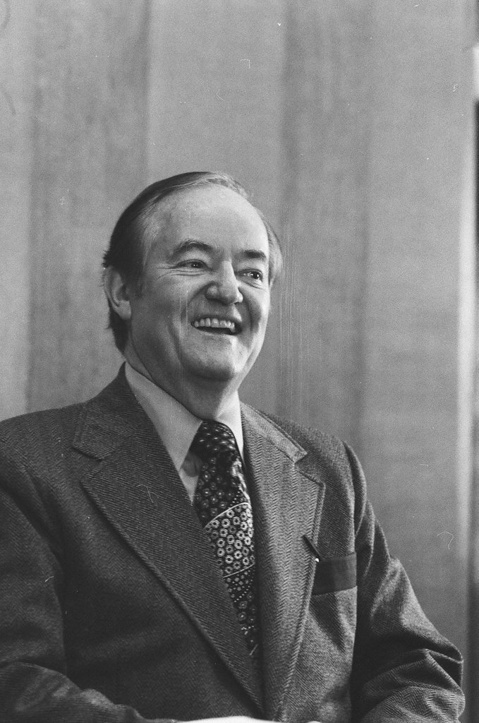 Hubert Humphrey - Perry C. Riddle for Chicago Sun-Times