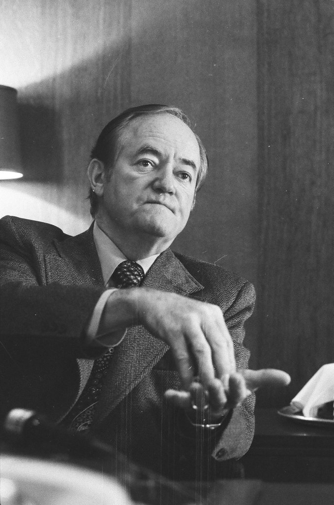 Hubert Humphrey - Perry C. Riddle for Chicago Sun-Times