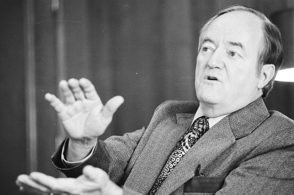 Hubert Humphrey - Perry C. Riddle for Chicago Sun-Times