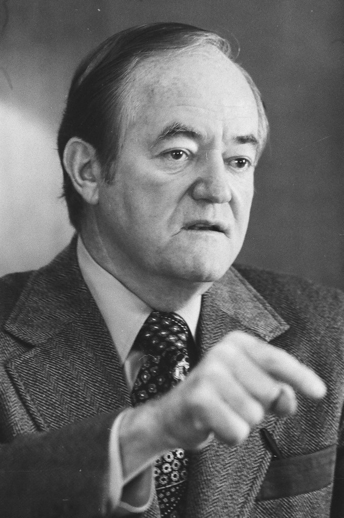 Hubert Humphrey - Perry C. Riddle for Chicago Sun-Times